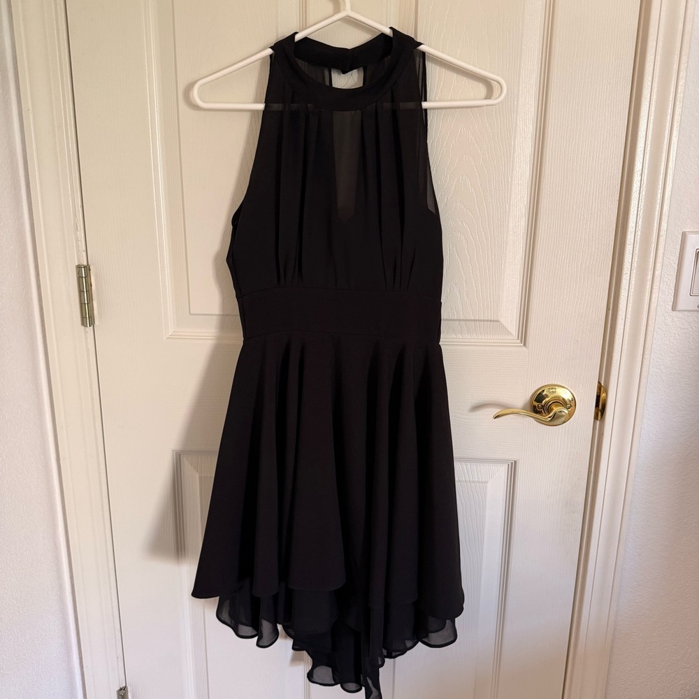 Elegant Black Sleeveless Dress